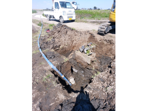 農業用配管漏水箇所修繕