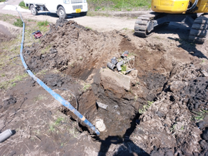 農業用配管漏水箇所修繕