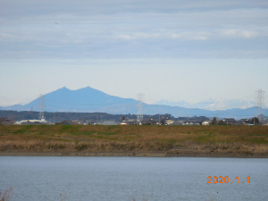 富士山、筑波山、日光連山
