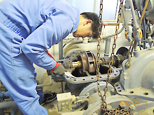 用水ポンプ整備