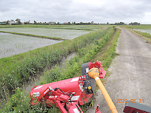 スライドモア草刈り