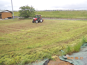 スライドモア草刈り