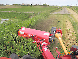 スライドモア草刈り