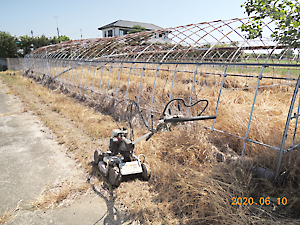 管理放棄地草刈り