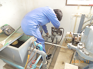 ホイストフレーム設置