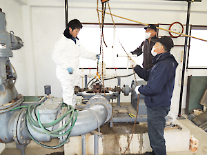 用水ポンプ整備