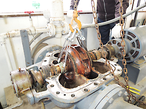 用水ポンプ整備