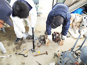 用水ポンプ整備