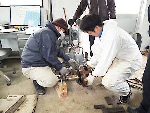 用水ポンプ整備