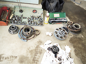 用水ポンプ整備