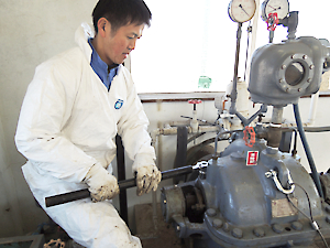 用水ポンプ整備