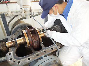 用水ポンプ整備