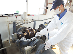 用水ポンプ整備