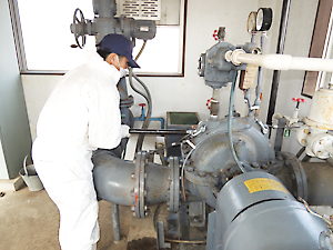 用水ポンプ整備