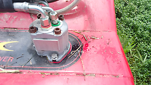 スライドモアオイル漏れ