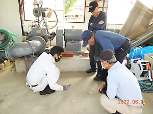 用水ポンプ整備