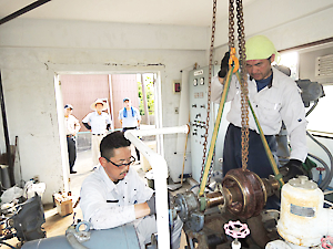 用水ポンプ整備