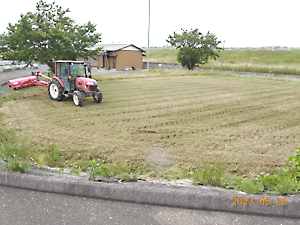 草刈り（スライドモア）